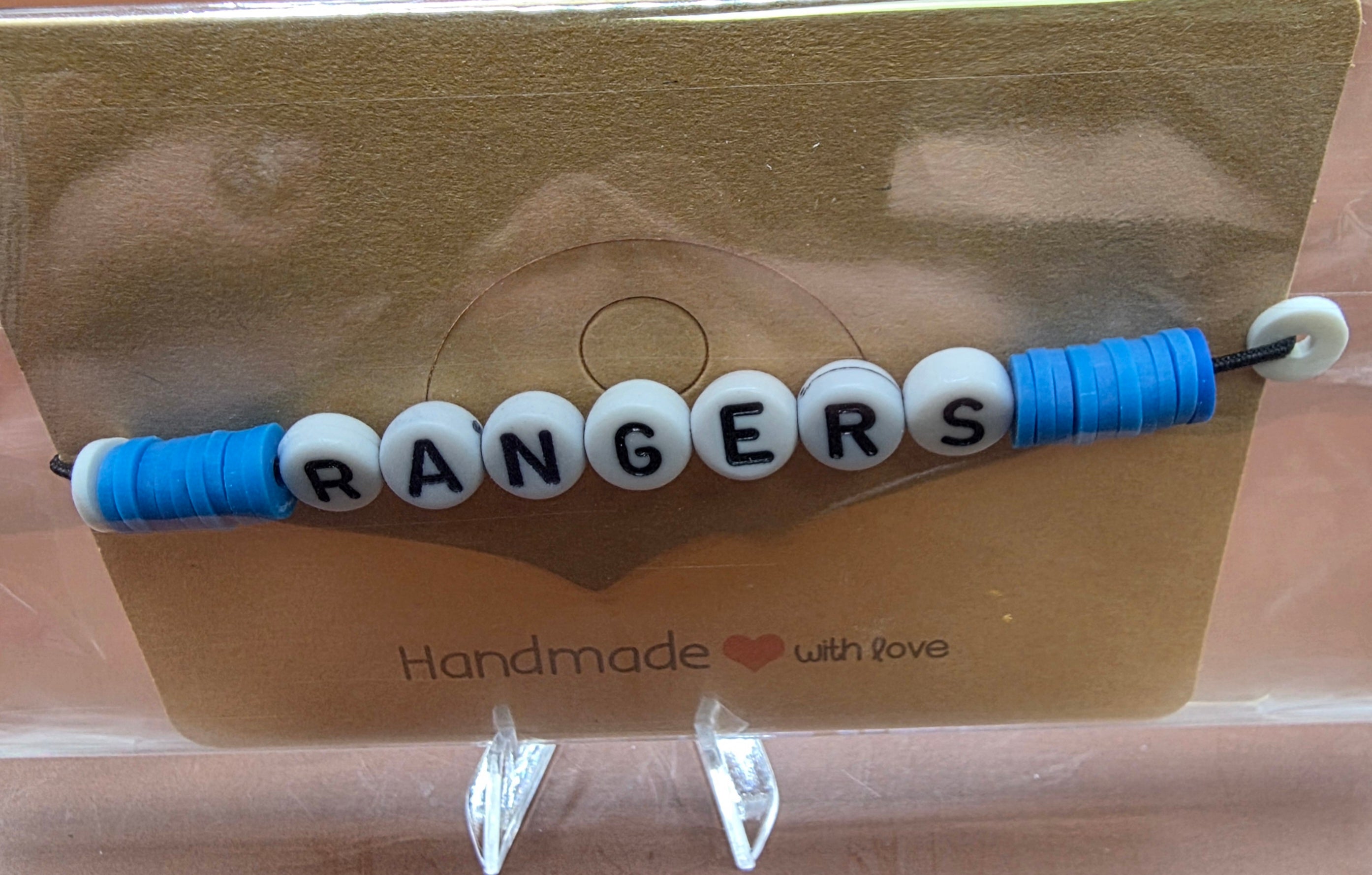 Handmade Football Team Bracelets.