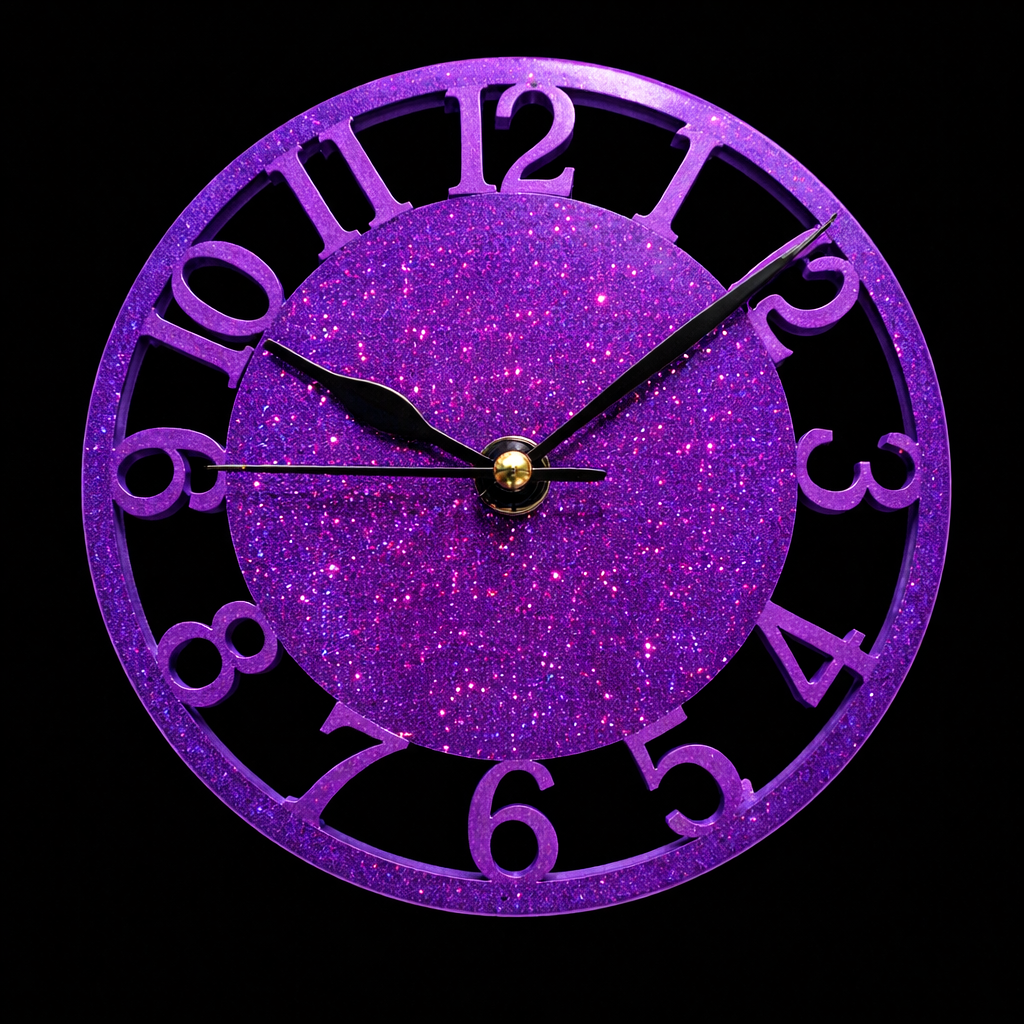 Small Design Your Own Resin Clock.