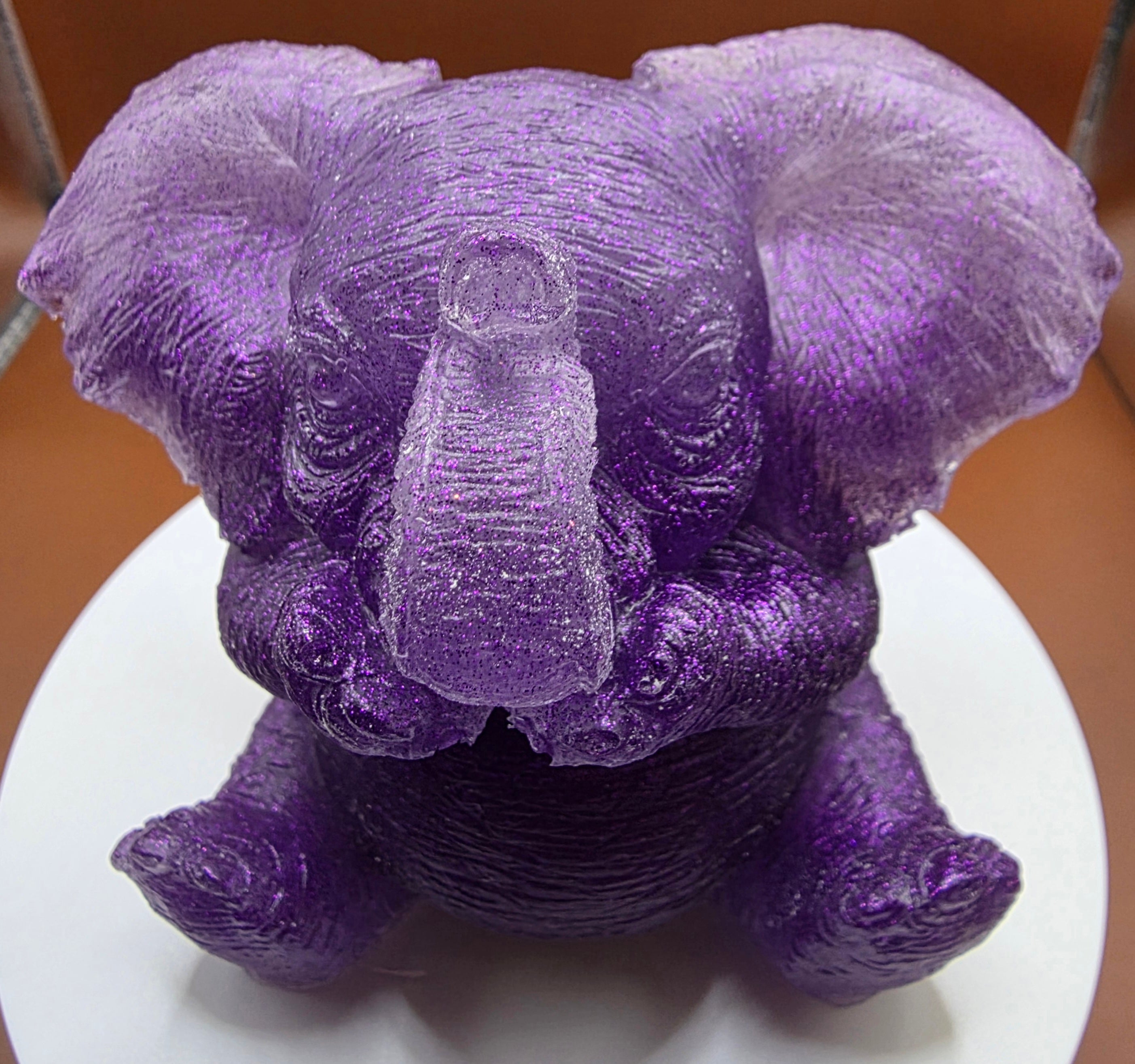 Resin Elephants.