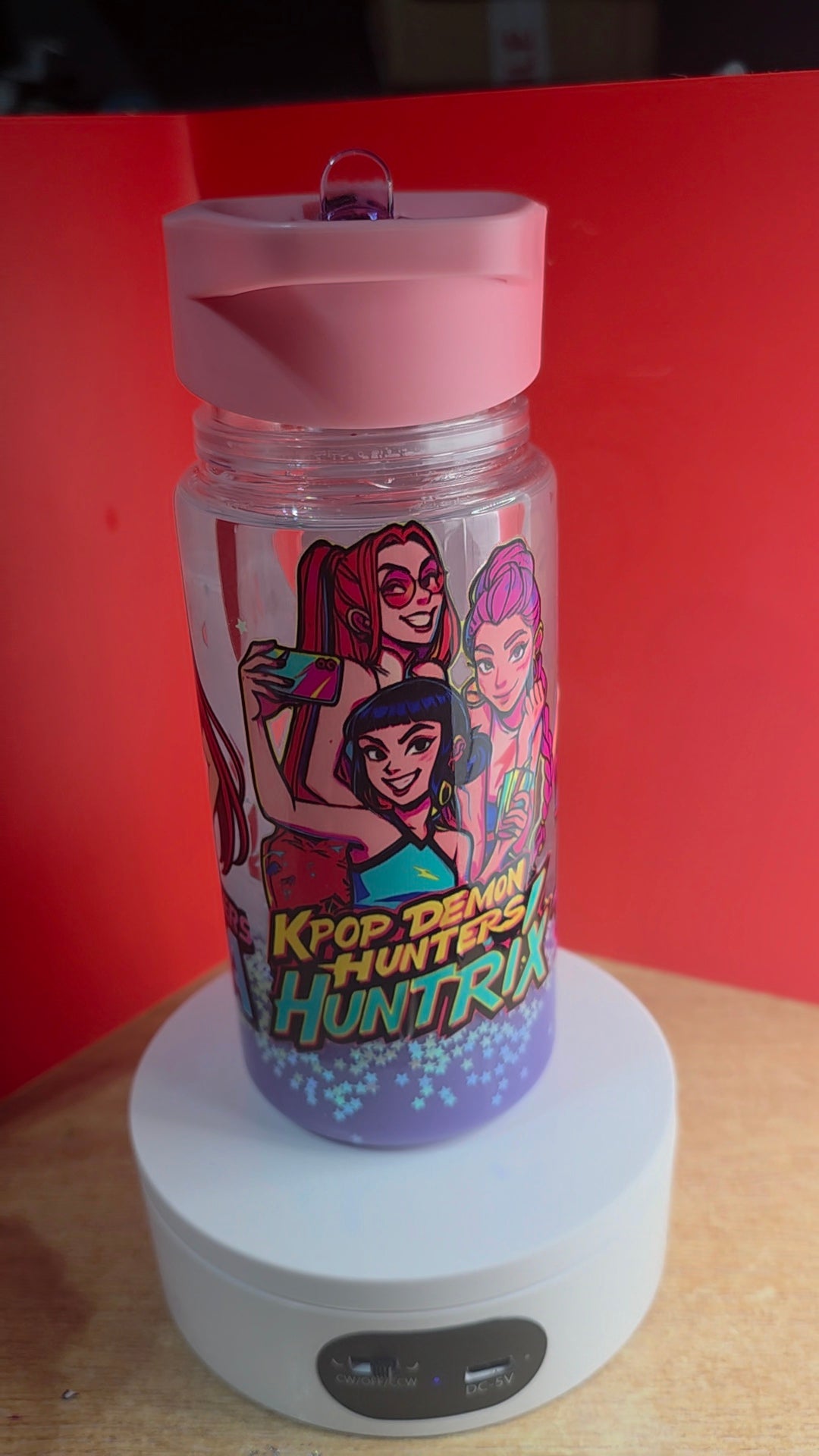 10oz Kids Glitter Snowglobe Bottles.