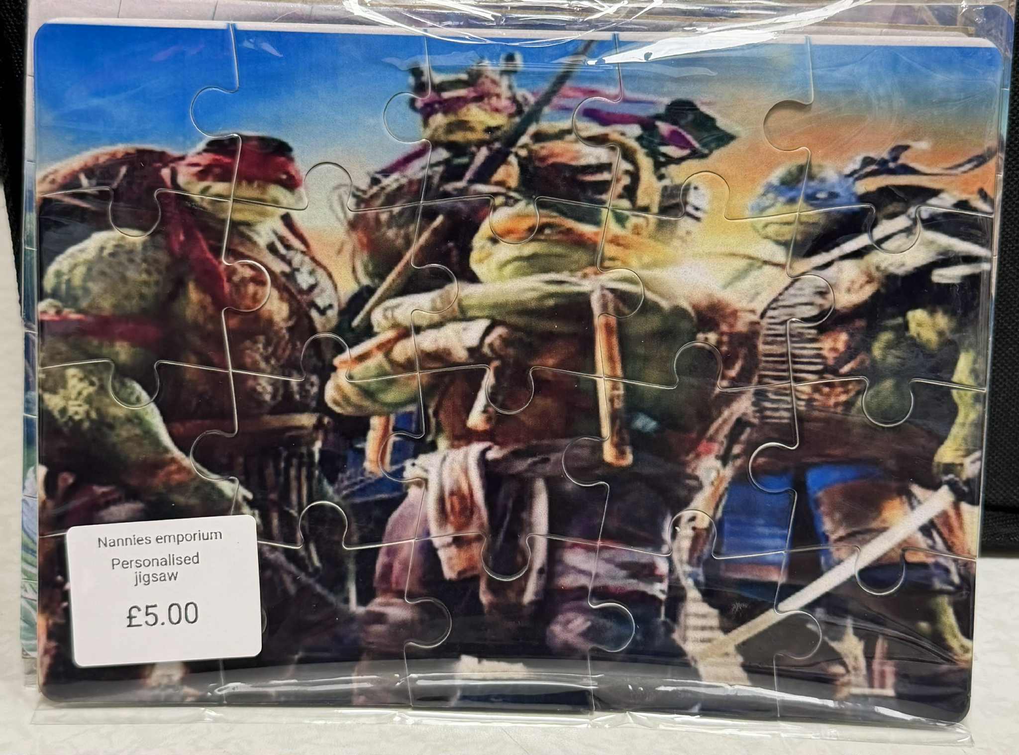 Small A5 size Jigsaw puzzle.