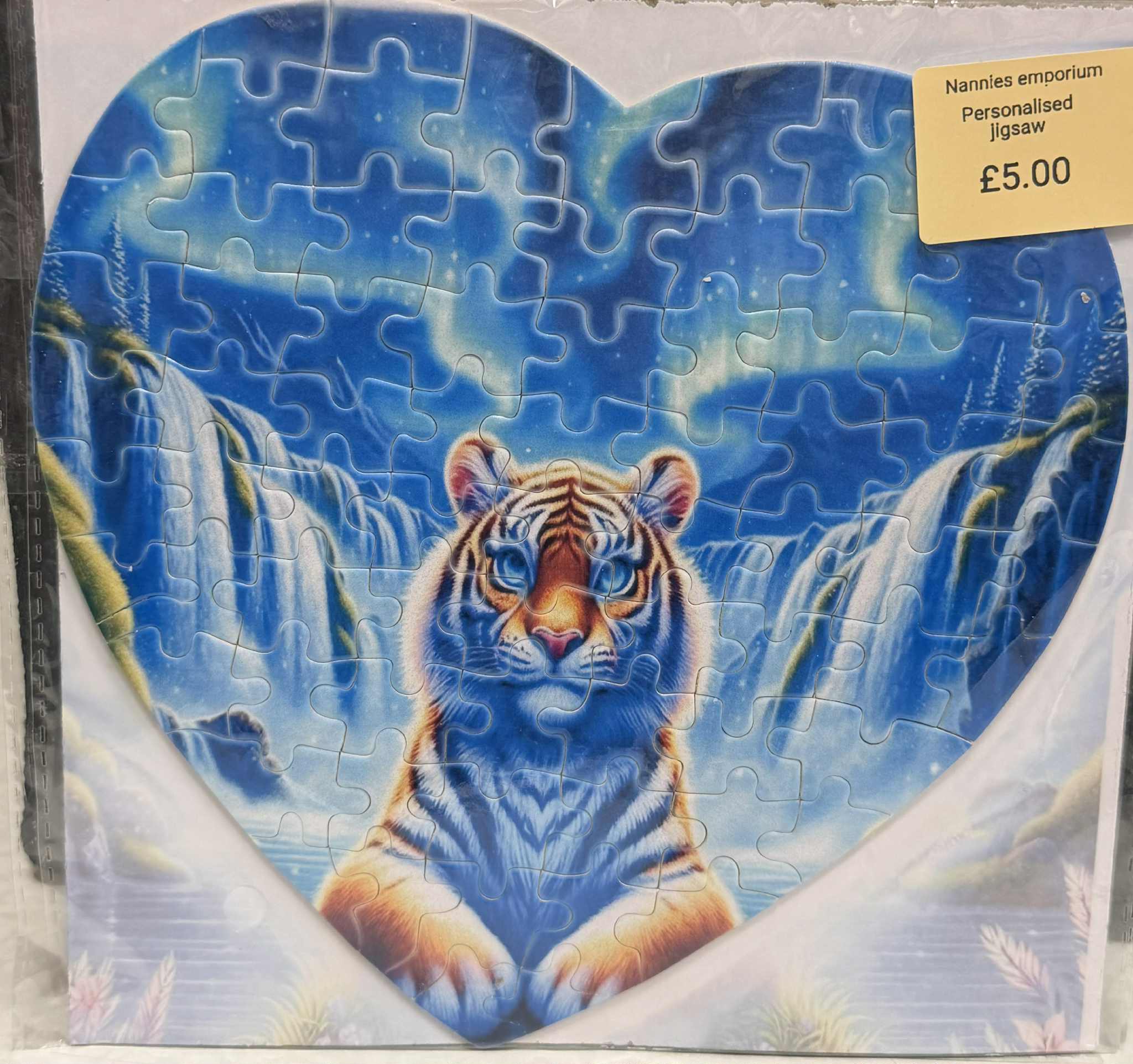 Small A5 size Jigsaw puzzle.