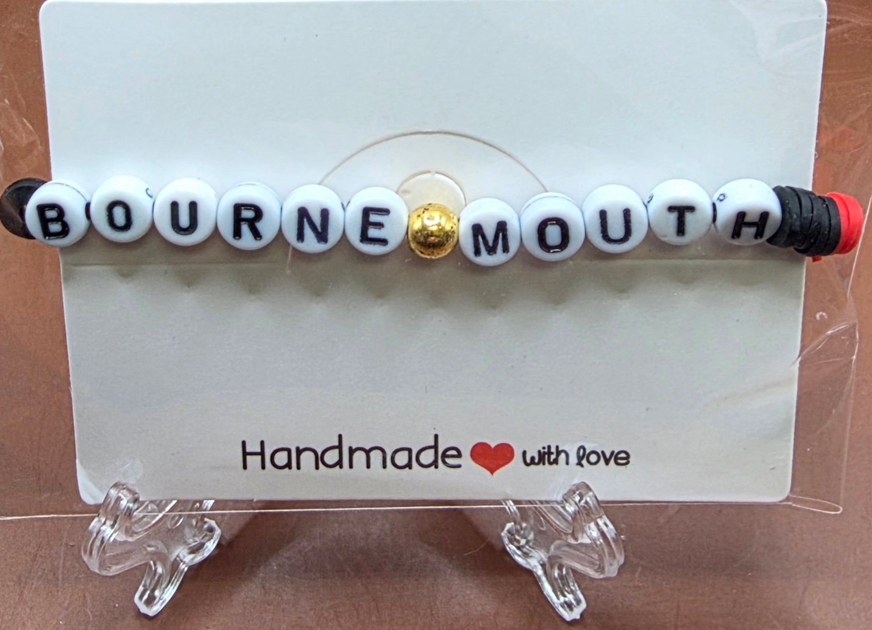 Handmade Football Team Bracelets.