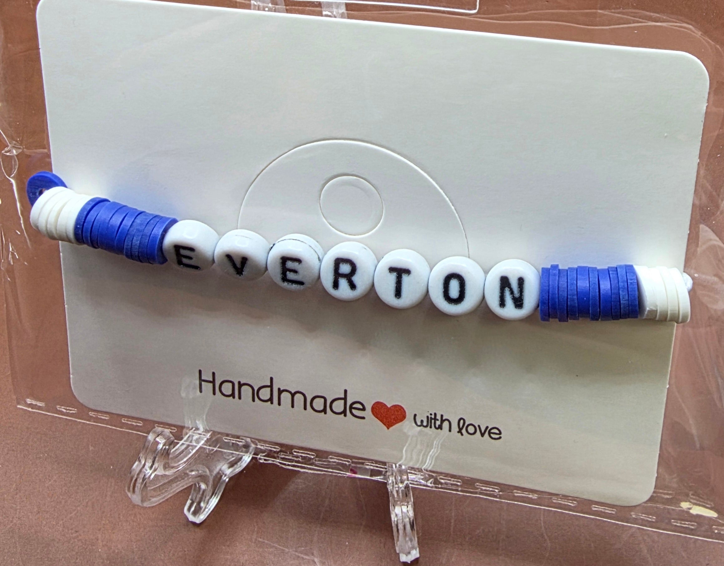 Handmade Football Team Bracelets.