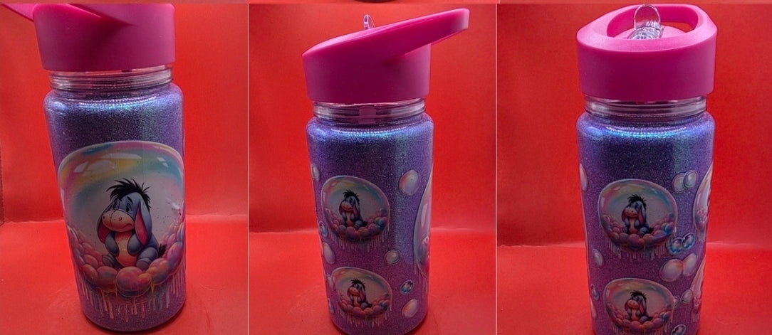 Kids Polycrylic Water Bottles (Dry Snowglobe Bottles).