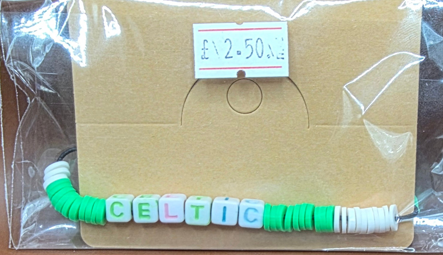 Handmade Football Team Bracelets.