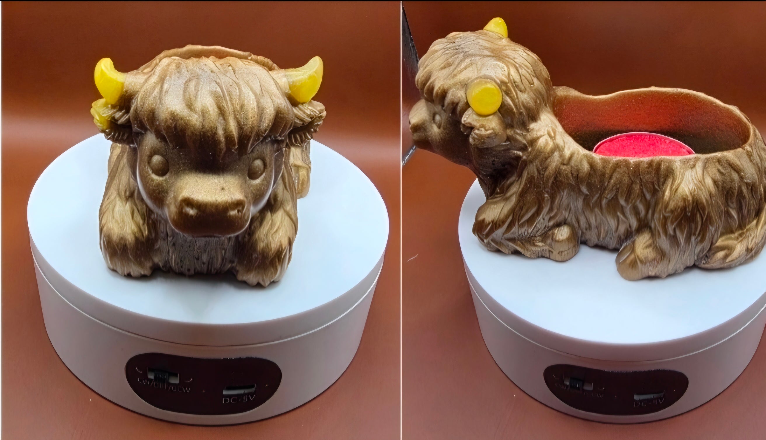 Resin Highland Cows.