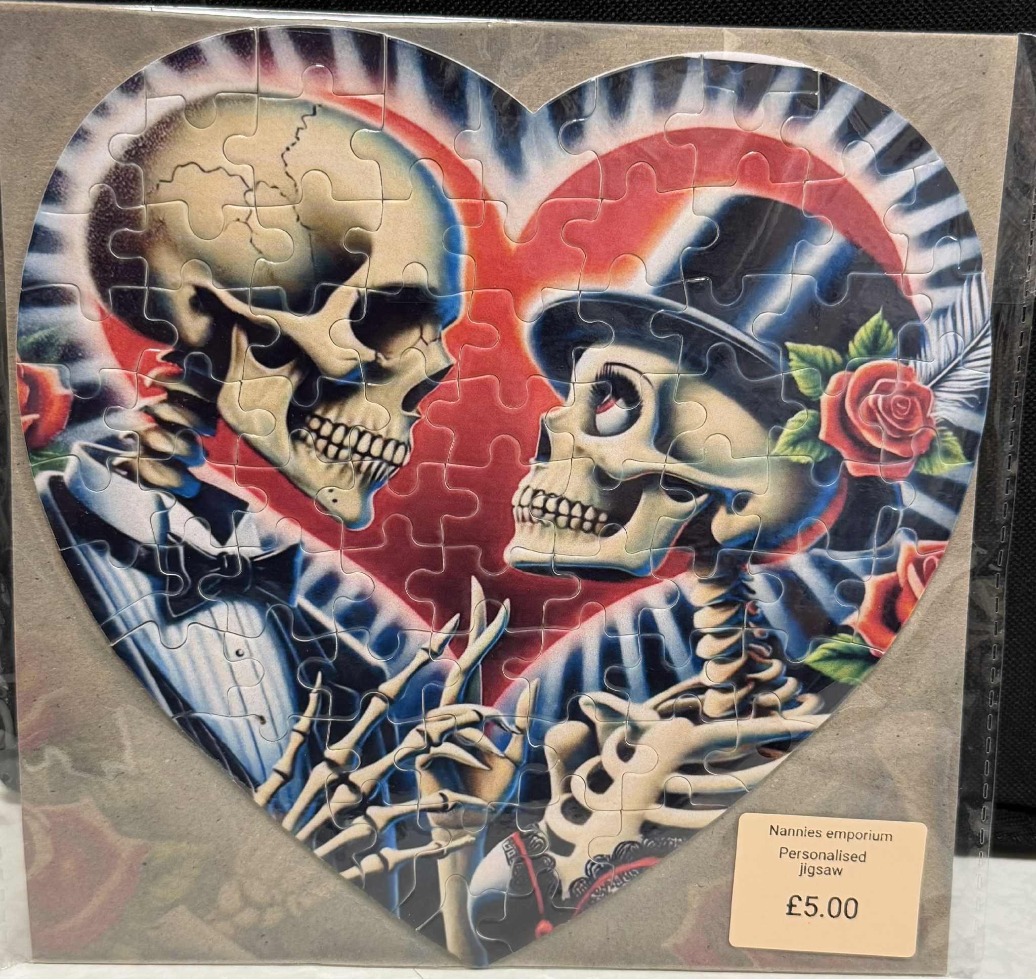 Small A5 size Jigsaw puzzle.