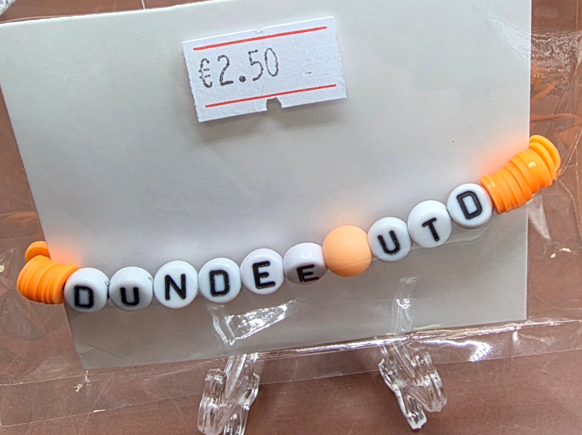 Handmade Football Team Bracelets.