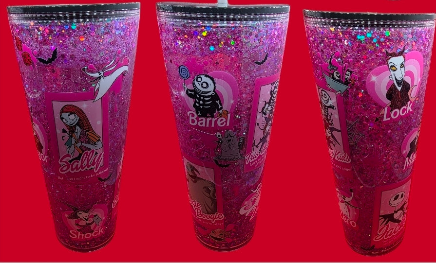 24oz Lava Mica or Glitter Snowglobe Tumblers.