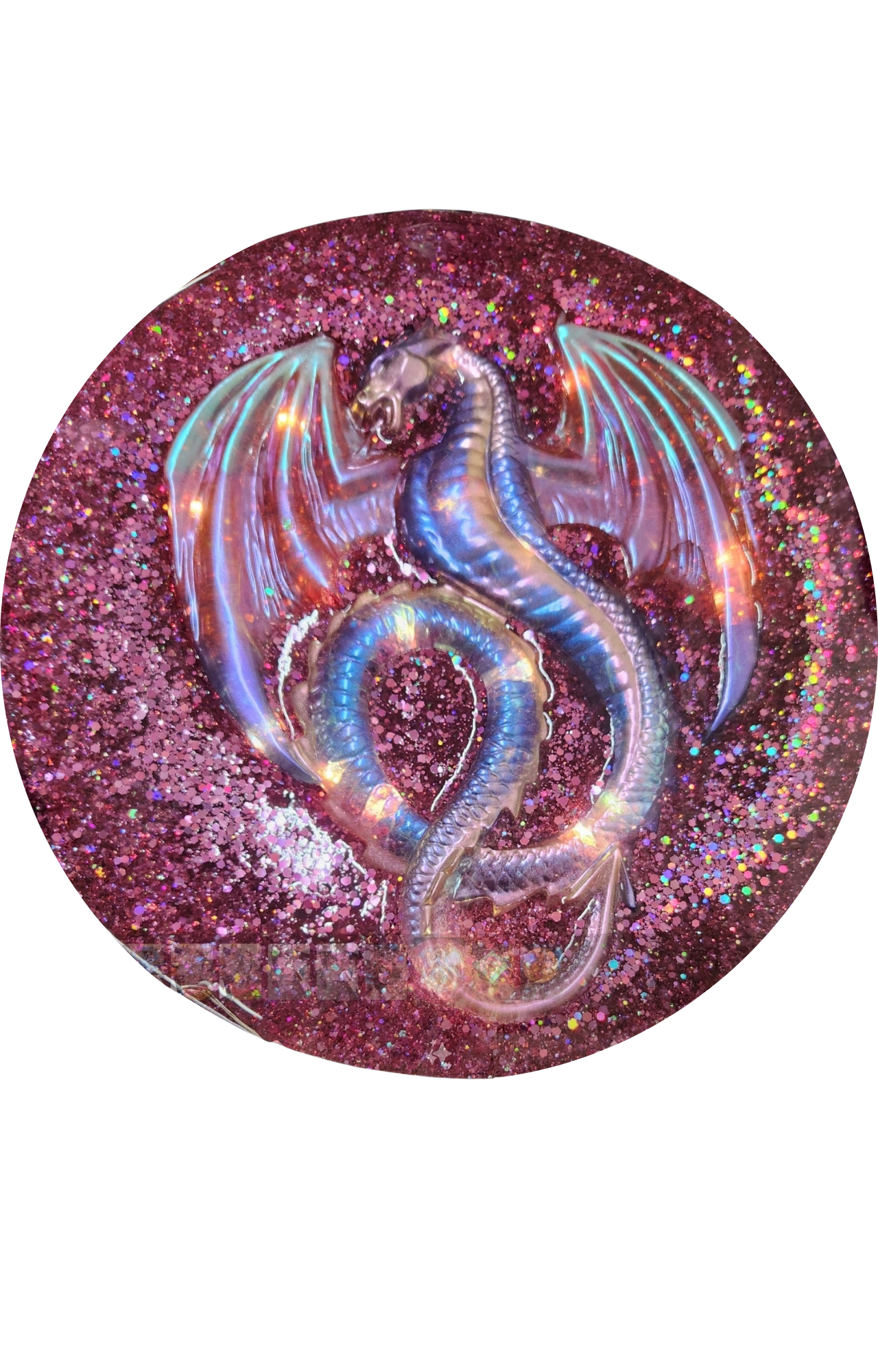 Light up Resin Dragon Plaques.