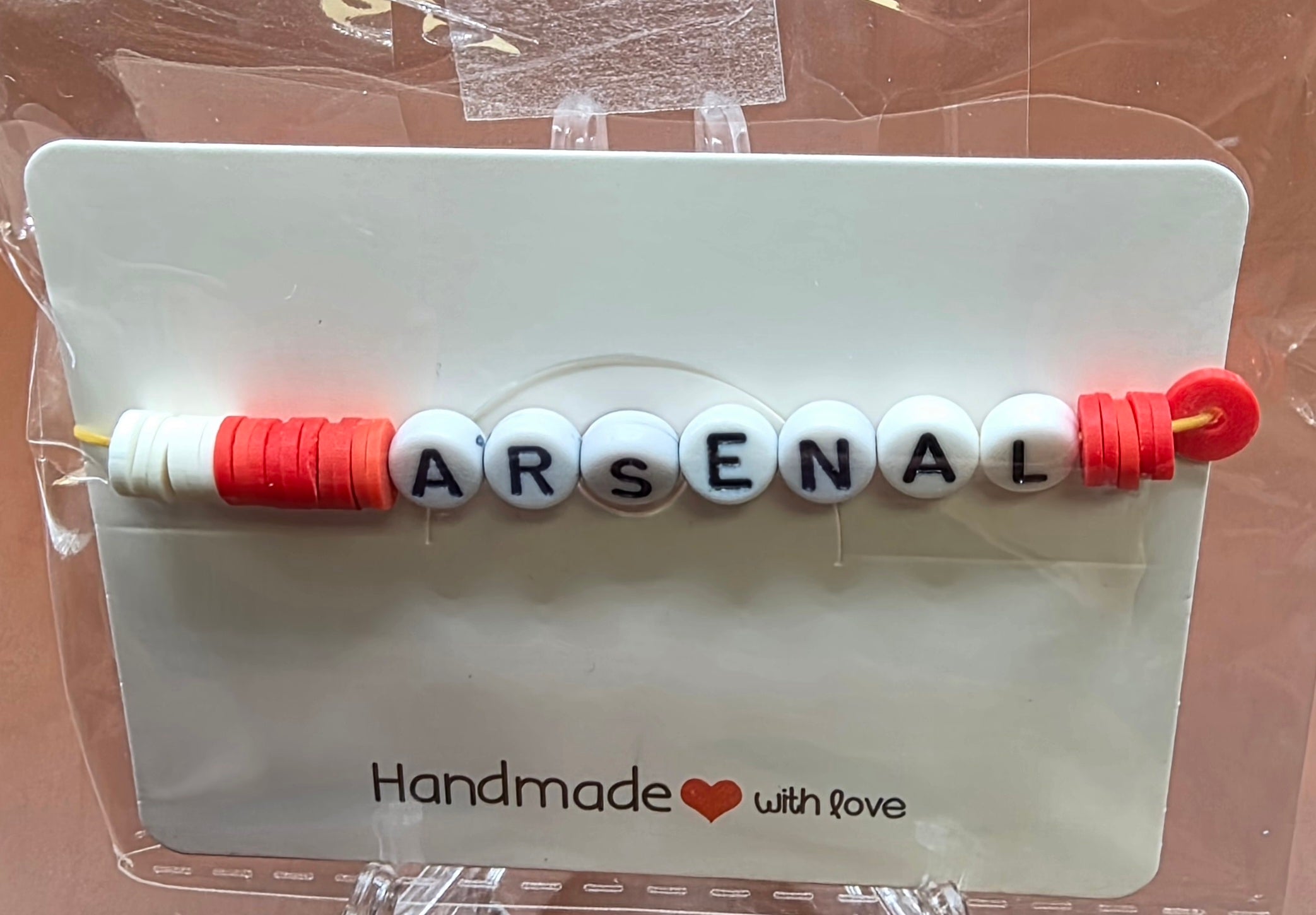 Handmade Football Team Bracelets.