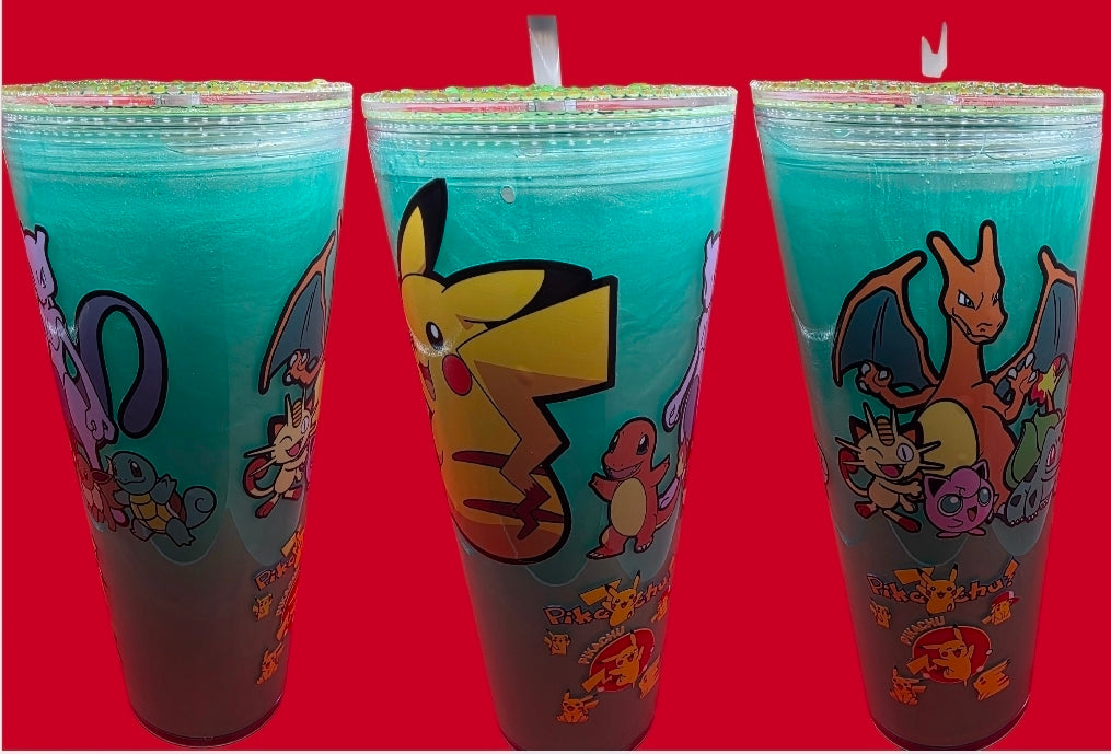 24oz Lava Mica or Glitter Snowglobe Tumblers.