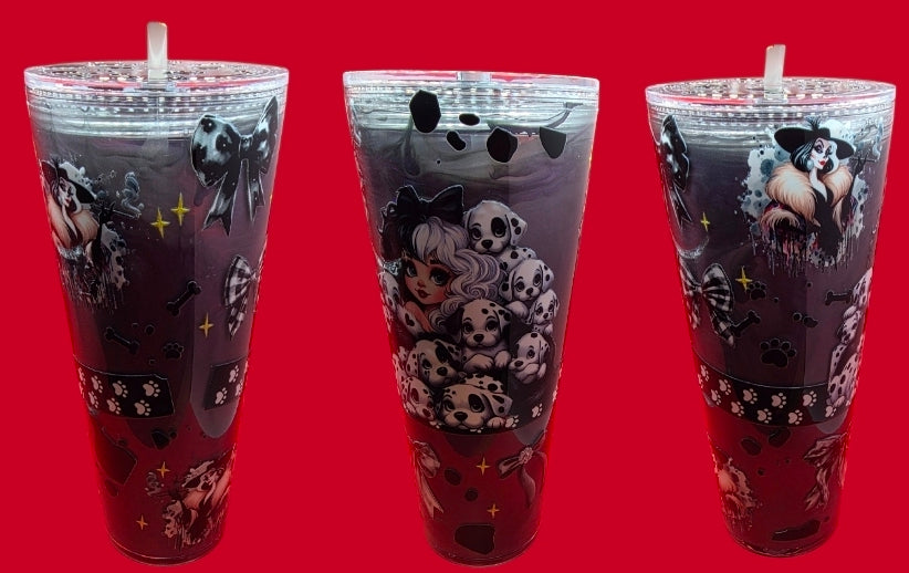 24oz Lava Mica or Glitter Snowglobe Tumblers.