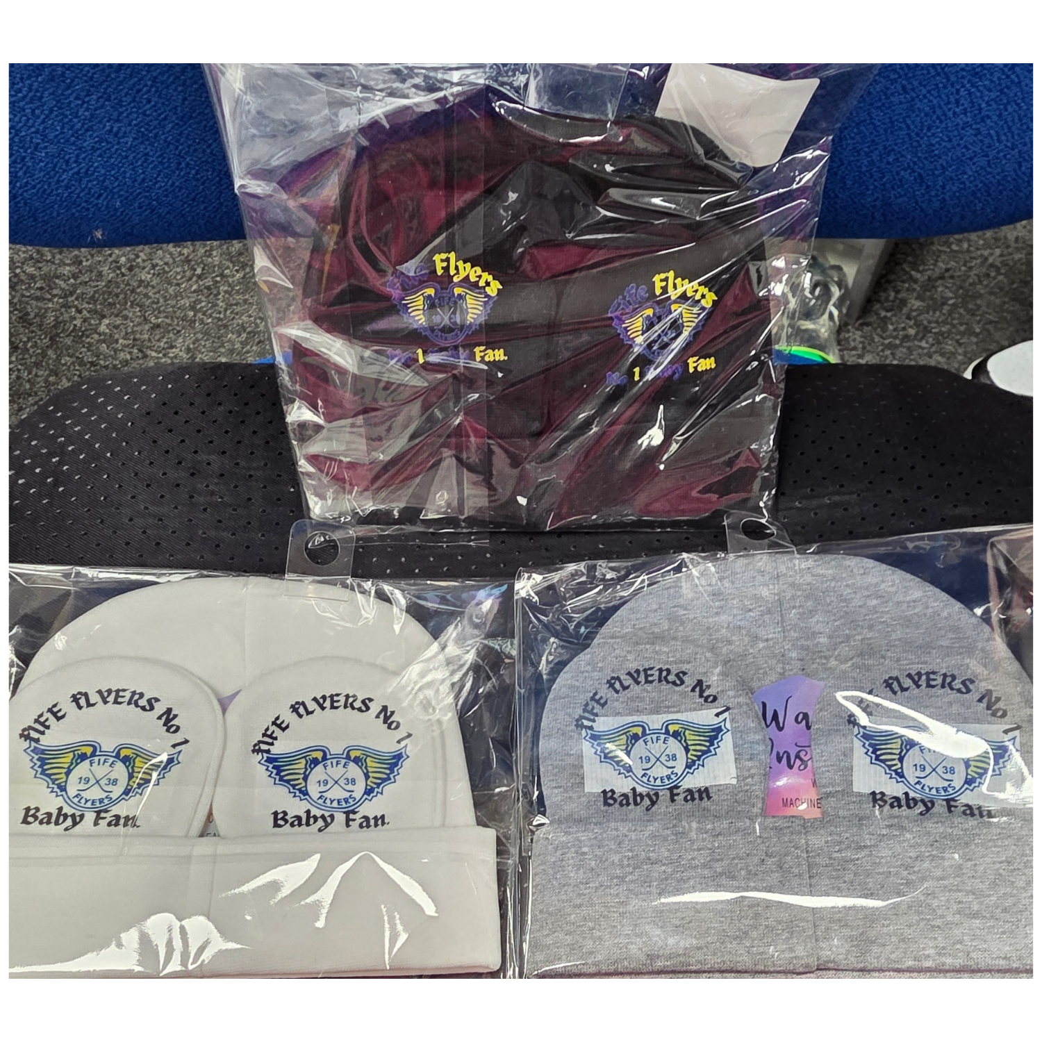 Personalised Baby Hat & Mittens.