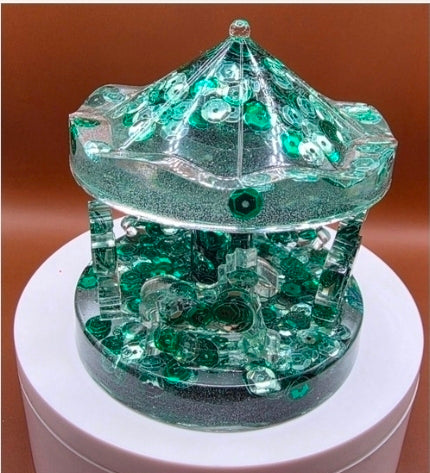 Handmade Resin Carousel.