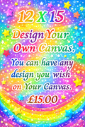 12” x 15” Design Your Own Canvas.