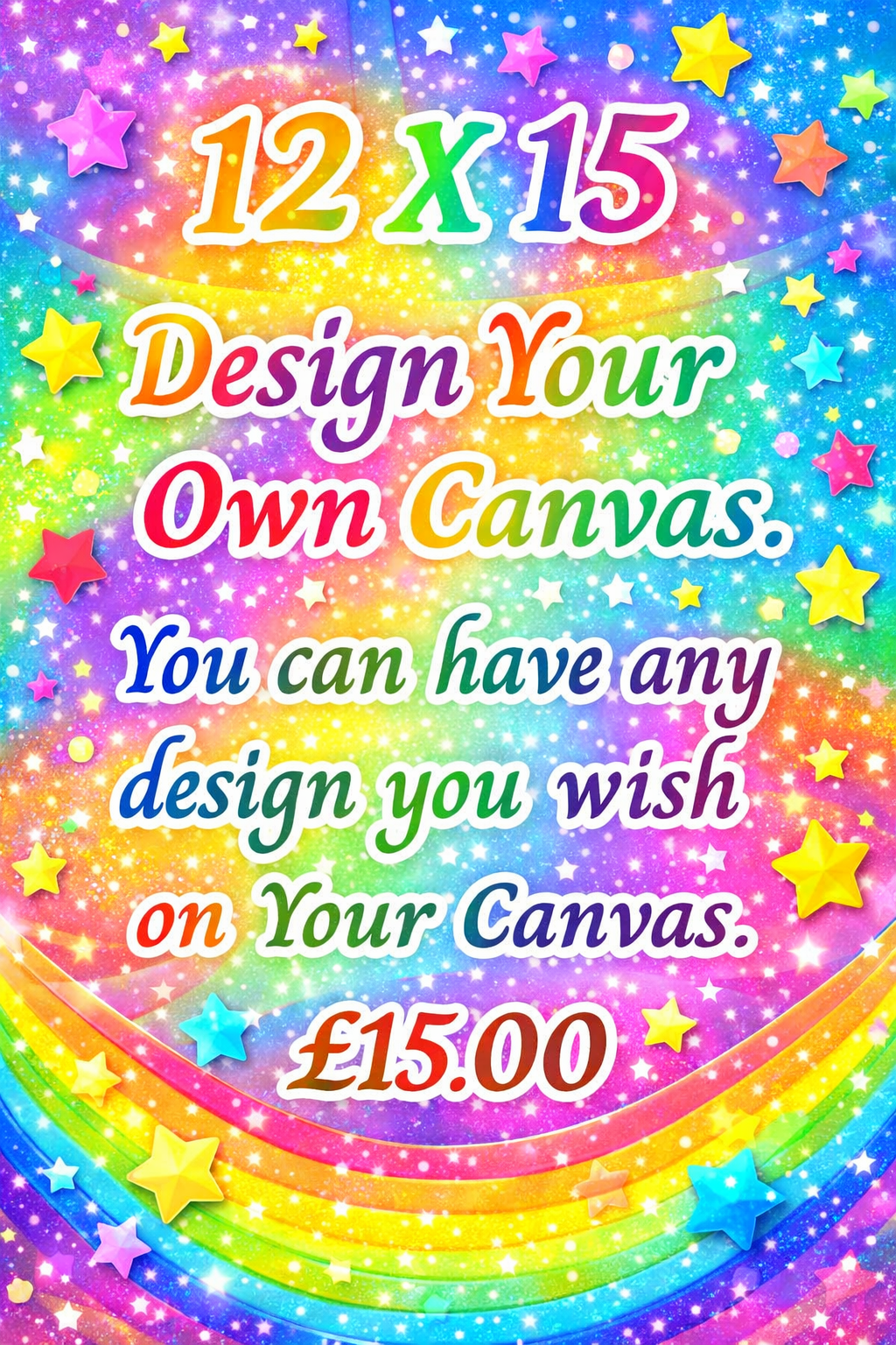 12” x 15” Design Your Own Canvas.