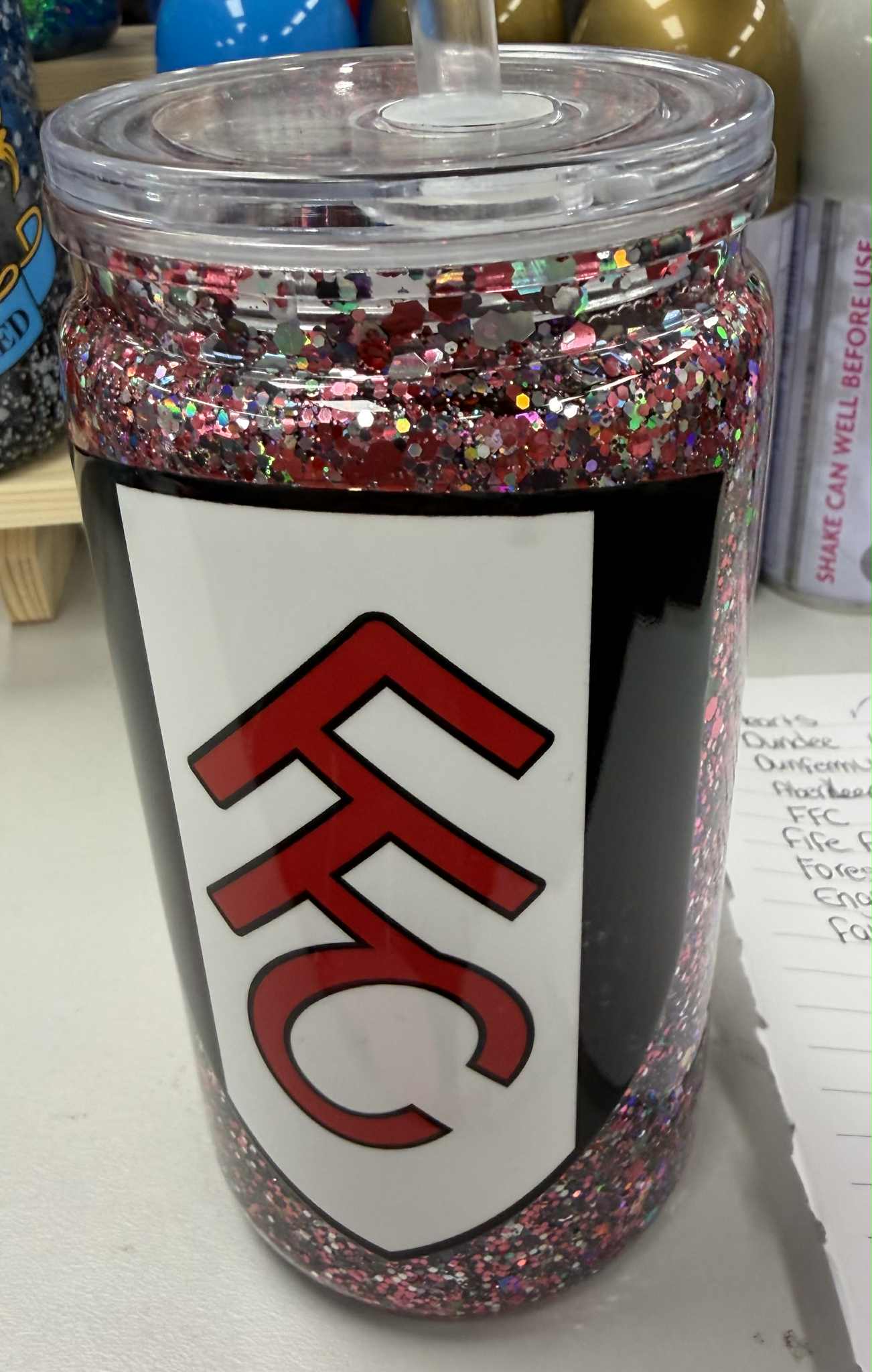 Glitter Snowglobe 16oz Tumblers