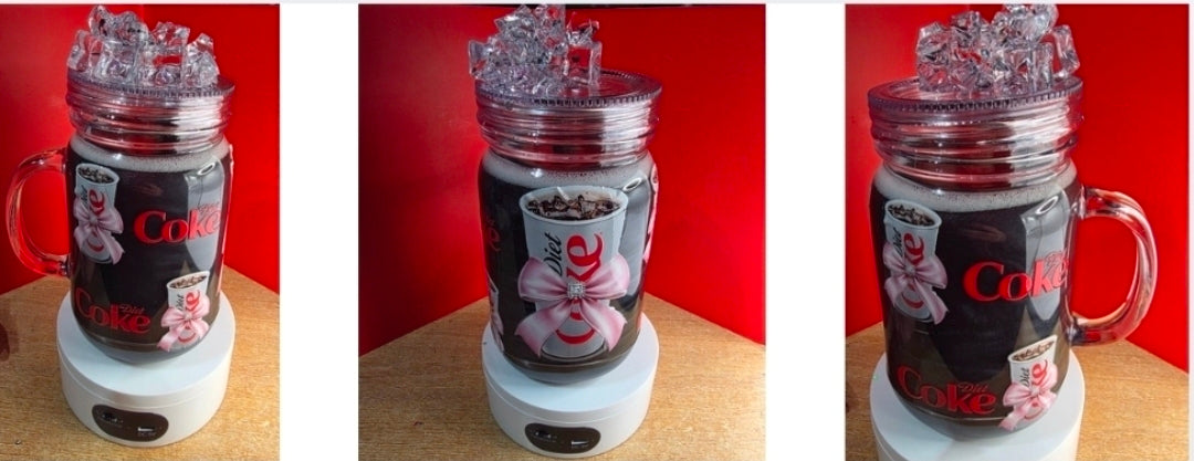 20oz Mason Jars Soda.