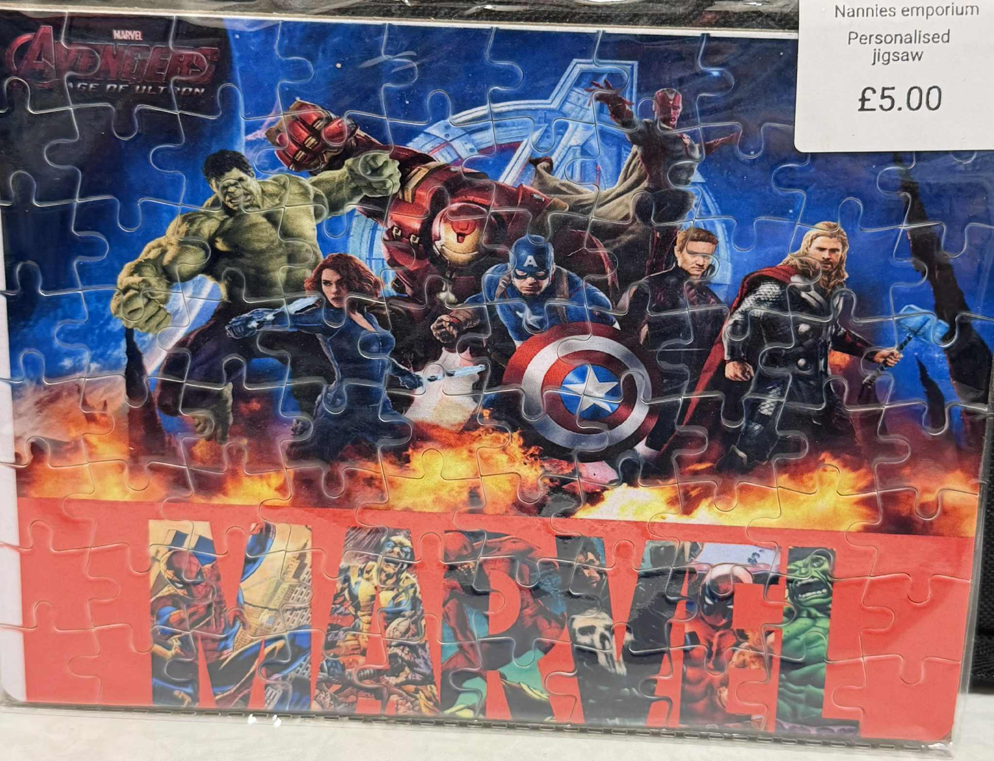 Small A5 size Jigsaw puzzle.