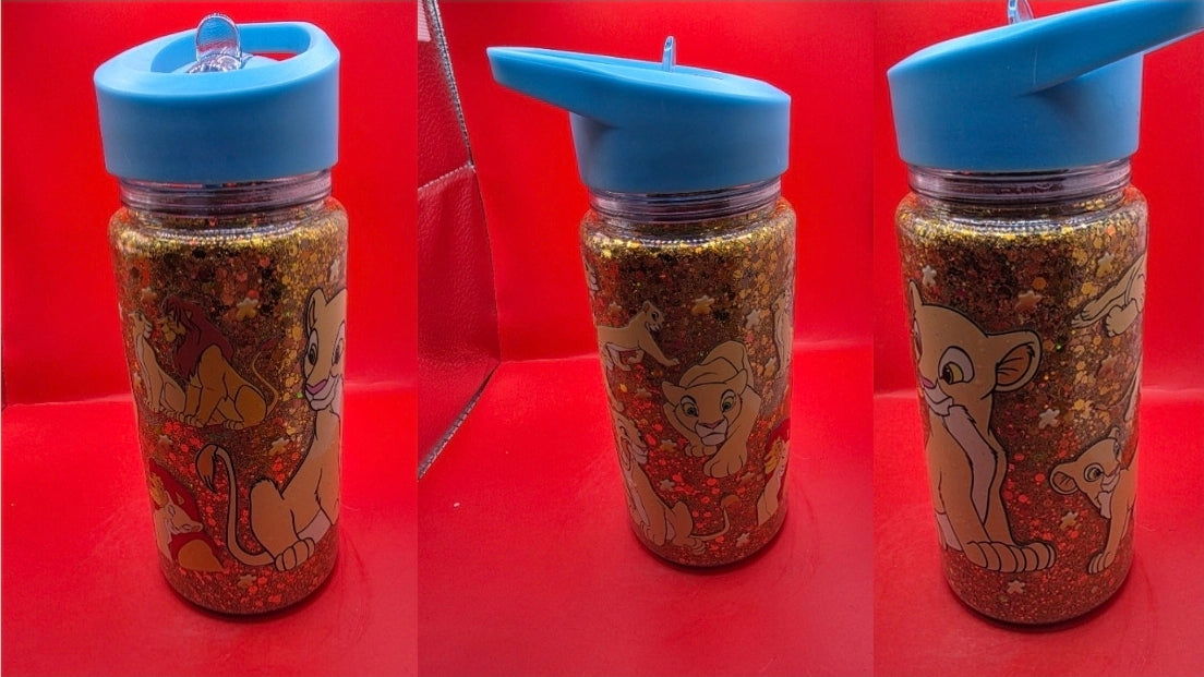 Kids Polycrylic Water Bottles (Dry Snowglobe Bottles).