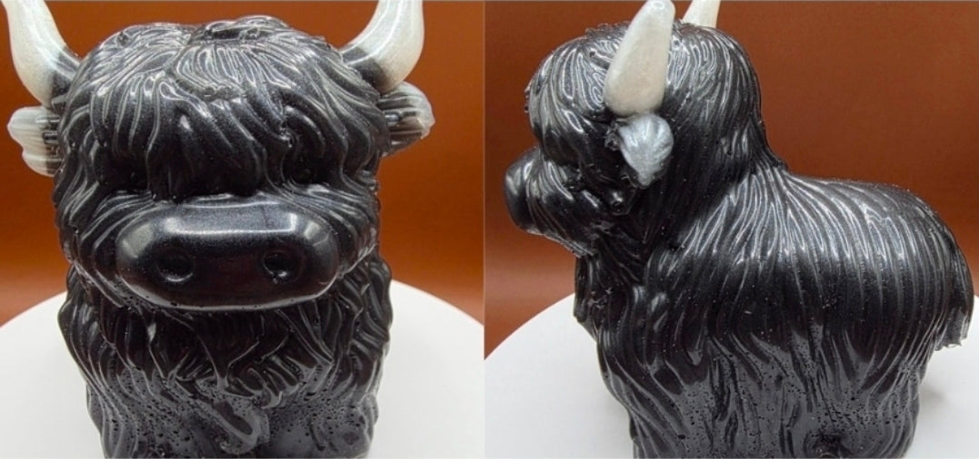 Resin Highland Cows.
