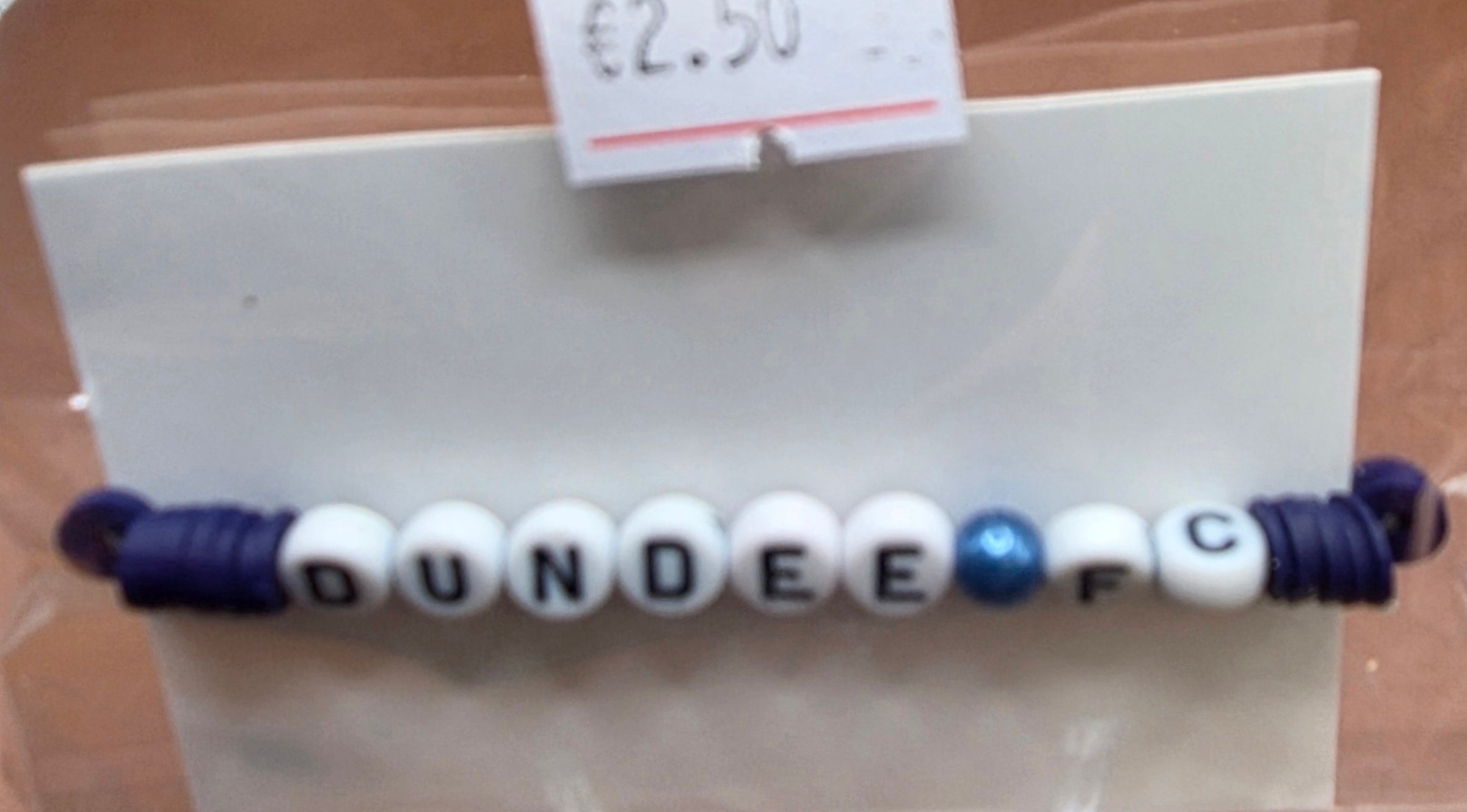 Handmade Football Team Bracelets.