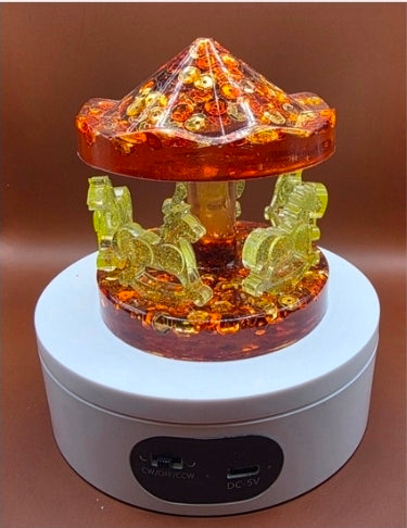 Handmade Resin Carousel.